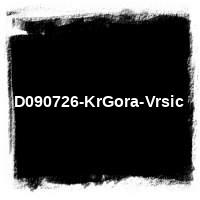 2009 &#8226; D090726-KrGora-Vrsic